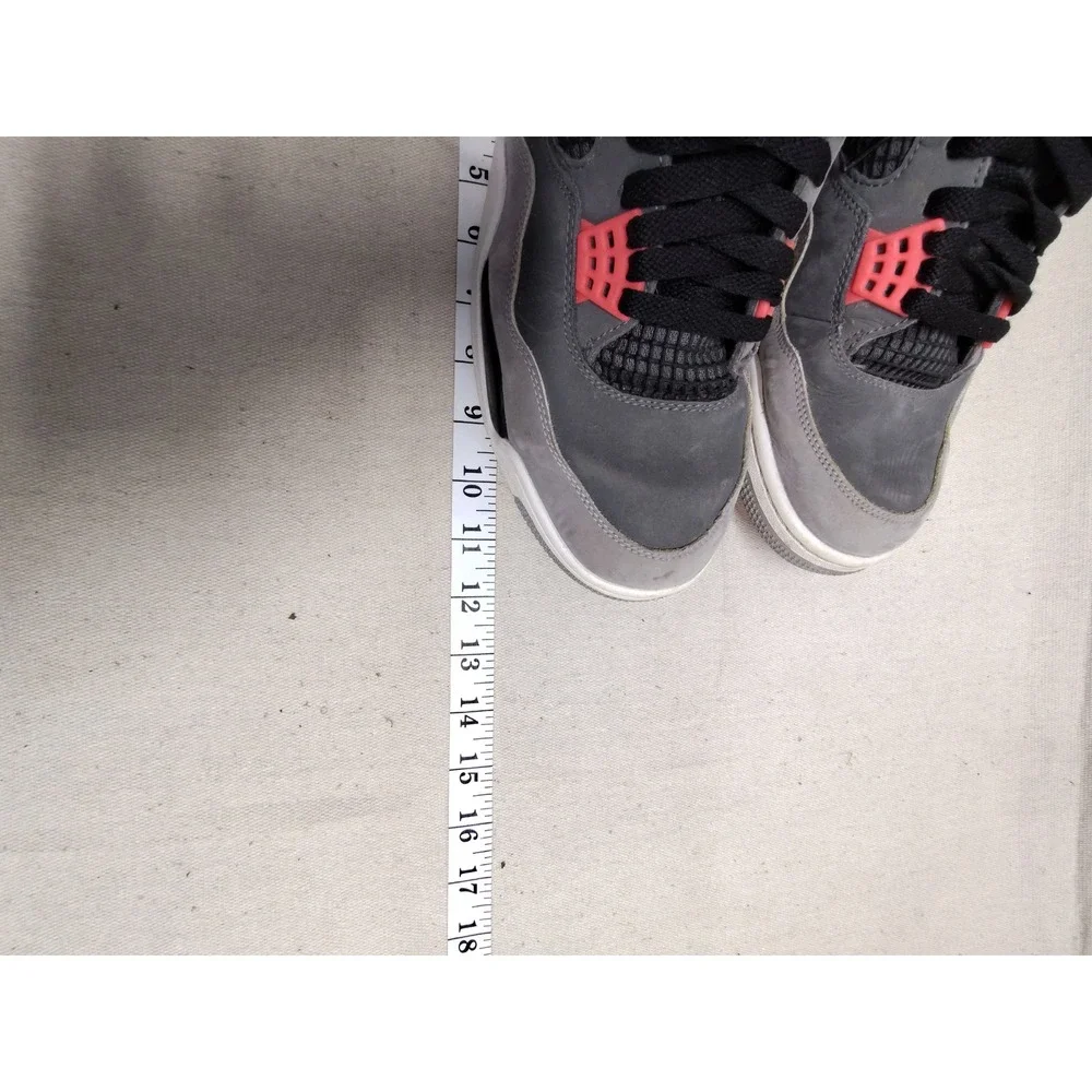 Nike Air Jordan 4 Retro Infrared Grey Black DH6927-061 Mens Size 11.5‎